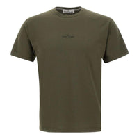 STONE ISLAND Logo Cotton T-shirt 'Olive Green' 79152NS82-V0058