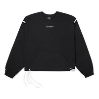 (WMNS) Converse Long Sleeve Jersey Crew Asia Sizing 'Black' 10022827-A01