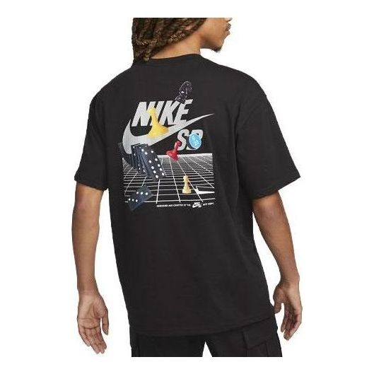 Nike SB Logo Skate T-Shirt 'Black' FJ1135-010