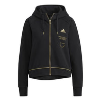 (WMNS) adidas Adi Logo Jacket Asia Sizing 'Black' HG1840