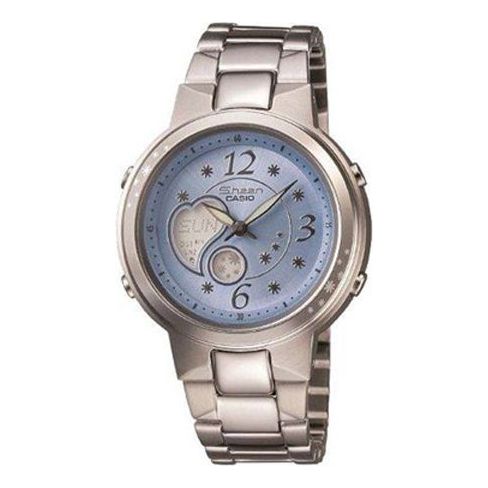 CASIO SHEEN Series Vintage Business Waterproofes Stainless Steel Strap Blue Analog SHN-6003D-2ADR