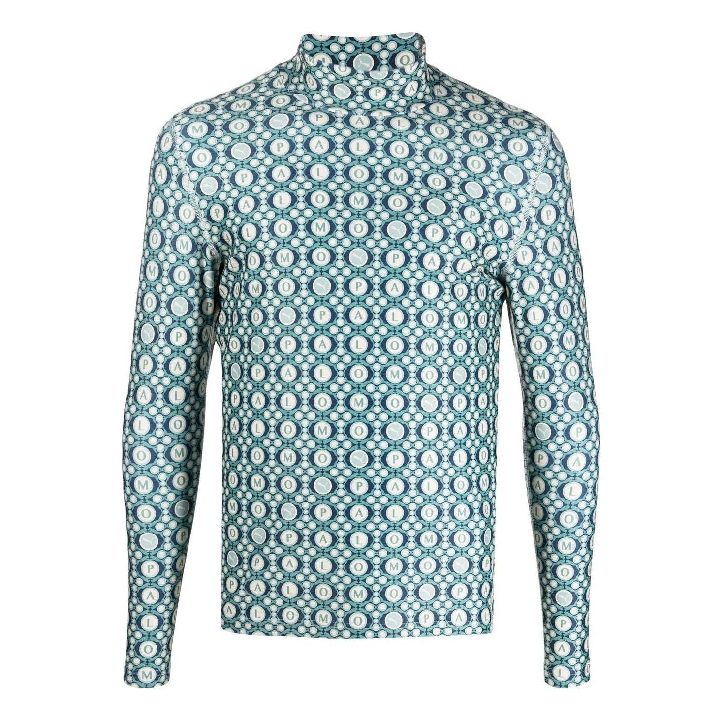 PUMA Turtlenecks Long Sleeve Shirts 'Green' 535967-76