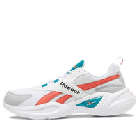Reebok Royal Ec Ride 4 Wear-Resistant Non-Slip Low Top Shoes/Sneakers Unisex White Orange EF7746