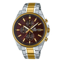 CASIO EDIFICE Quartz Waterproof Mens Gold Analog EFV-610SG-5AV