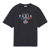 Balenciaga Paris Version Short Sleeve Black 594599TGV481000
