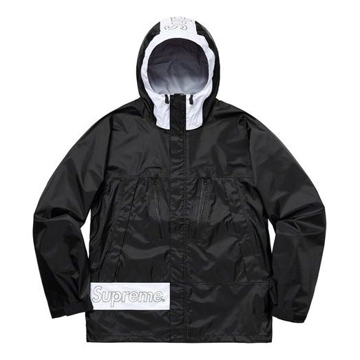 Supreme SS19 Taped Seam Windproof Contrasting Colors Interchange Jacket Unisex Black SUP-SS19-065
