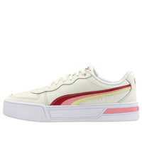 (WMNS) PUMA Skye Stripes Platform Leisure Board Shoes White 375884-01