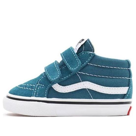 Vans SK8-Mid Breathable Wear-resistant Non-Slip Low Tops Casual Skateboarding Shoes Blue VN0A5DXD9EM