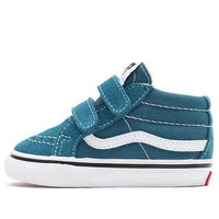 Vans SK8-Mid Breathable Wear-resistant Non-Slip Low Tops Casual Skateboarding Shoes Blue VN0A5DXD9EM