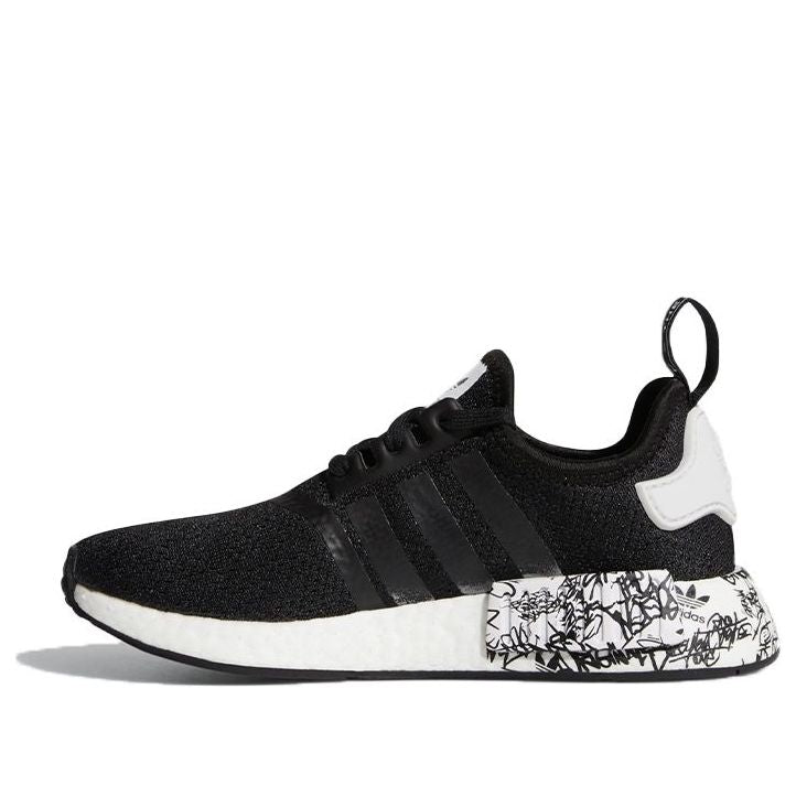 (GS) adidas NMD_R1 J 'Black Graffiti' EH1383