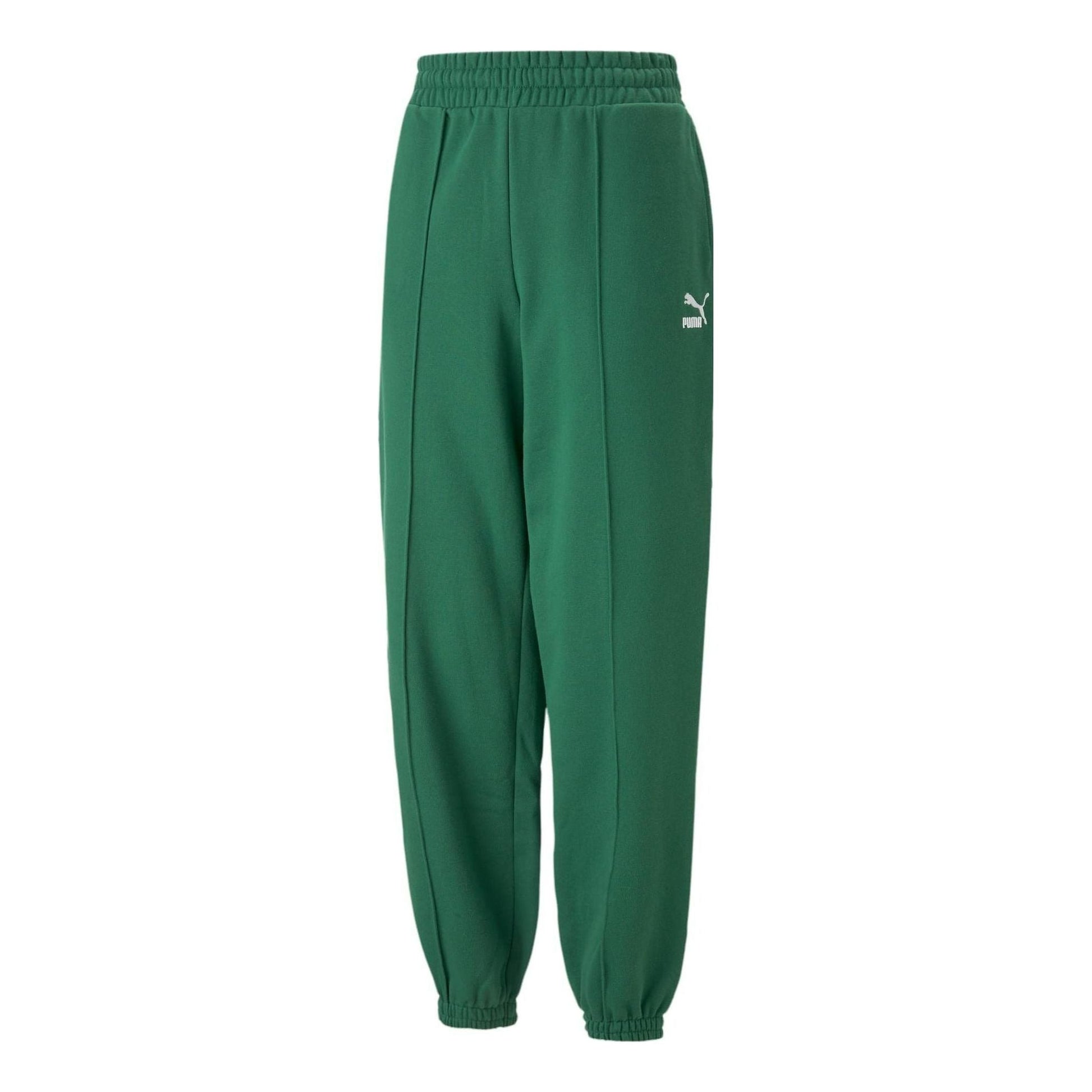 (WMNS) PUMA Classics Sweatpants 'Green' 671751-37