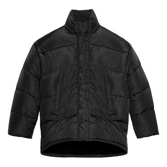 Balenciaga C-Shape Puffer Jacket 'Black' 621982TYD331000