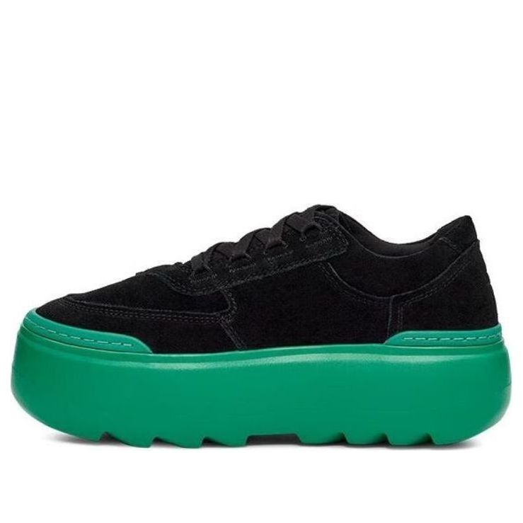(WMNS) UGG Marin Mega Trainer 'Black Emerald Green' 1135010-BEGN