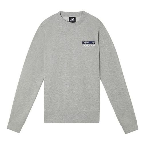 New Balance Men's New Balance Round Neck Sports Pullover Gray MT03904-AG