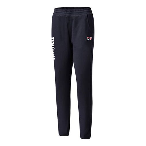 (WMNS) FILA x Wilson knitted Trousers Black A11W033603F-NV