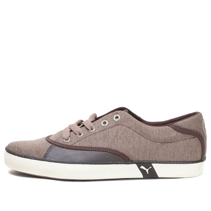 PUMA Rally Match Vintage Casual Low Top Board Shoes Brown 350416-02