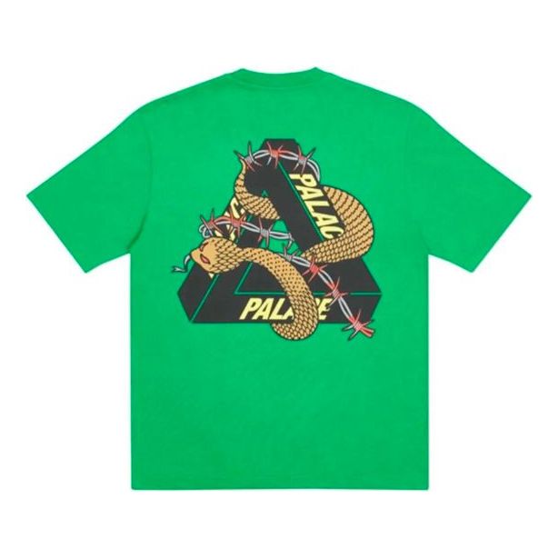PALACE Hesh Mit Fresh Logo Short Sleeve Unisex Green PAL-FW20-06