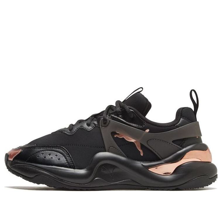 (WMNS) PUMA Charlotte Olympia x Rise 'Black Rose Gold' 374348-01