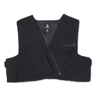 Converse Shapes Irregular Patchwork Short Vest Asia Sizing 'Black' 10022370-A01