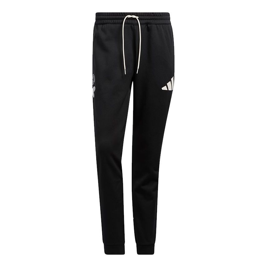 Men's adidas Hrd Pant James Harden Logo Printing Basketball Sports Bundle Feet Black Pants HB5449