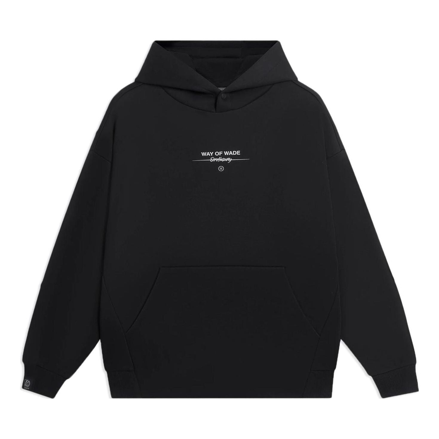 Li-Ning Way Of Wade Logo Hoodie 'Black' AWDSC39-1