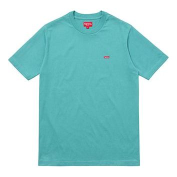 Supreme SS17 Small Box Tee Dusty Teal Logo Tee SUP-SS18-0190