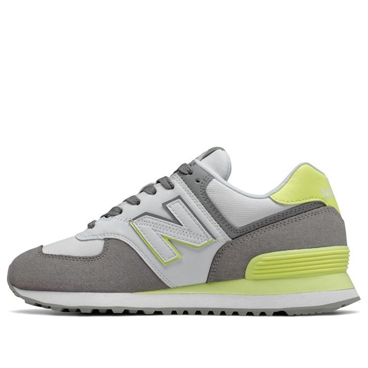 (WMNS) New Balance 574 Series 'Grey Yellow' WL574NJB