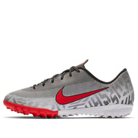 (GS) Nike Vapor 12 Academy NJR TF Turf 'Black Red White' AO9476-170