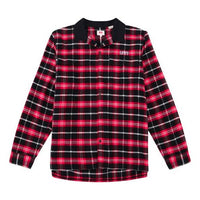 Men's Levis JAHAN LOH Crossover Plaid Long Sleeves Shirt Red 18186-0000