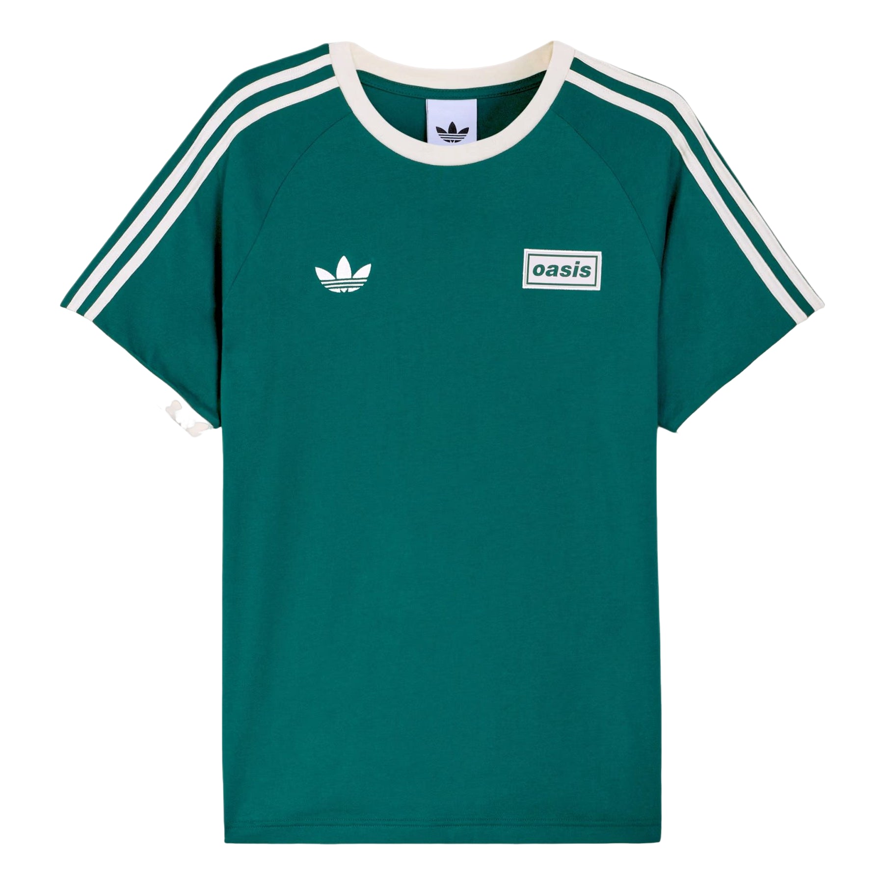 adidas Tour Three Stripe T-Shirt 'Collegiate Green Cream White' KW6283