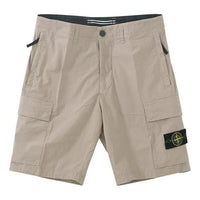 STONE ISLAND Cargo Bermuda Shorts 'Dove Grey' 1015L0803-V0092