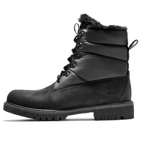 (WMNS) Timberland Heritage 6 Inch Premium Puffer Waterproof Boots 'Black with Black Fur' A2P2V001