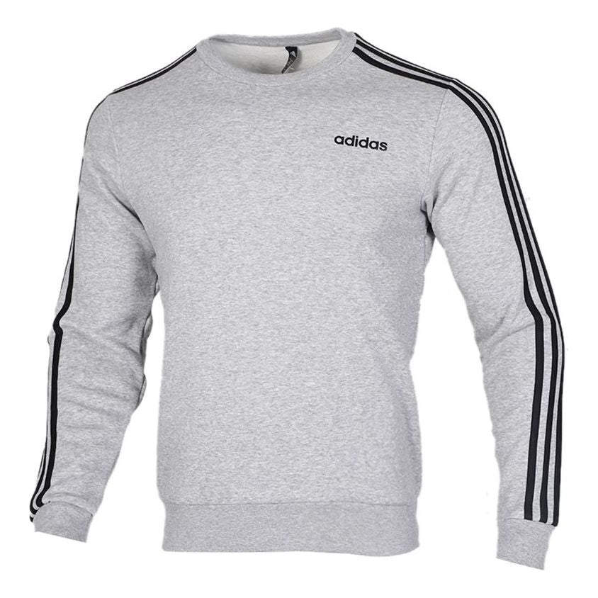 adidas logo Applique Casual Sports Shirt Men Grey DU0486