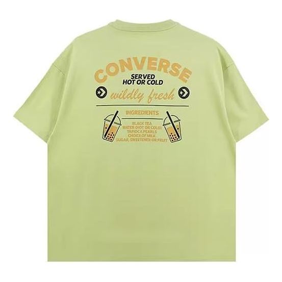 Converse Loose Fit Tea Tee Asia Sizing 'Green' 10025239-A03