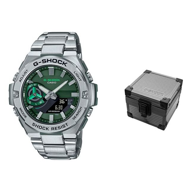 CASIO G-Shock G-Steel 'Silver Green' GST-B500AD-3APFT