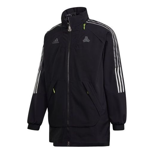 adidas Tan Tec Laycoat Detachable Vest Soccer/Football Sports Jacket Black FS5063