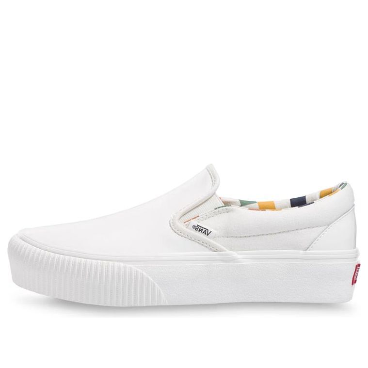 Karina Rozunko x Vans Slip-On Platform SF White VN0A4MVC25K