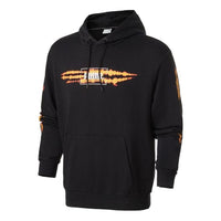 PUMA Tie Dye Hoodie 'Black White Orange' 598504-01