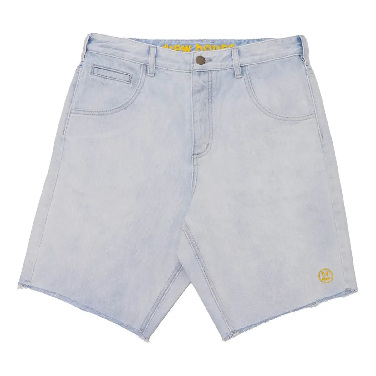 Drew House Theo Patch Denim Shorts 'Vintage Bleach Wash' DR-SS21-123