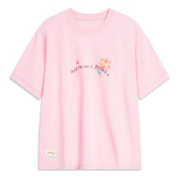 (WMNS) Li-ning Lifestyle Fashion Tee 'Pink' AHST488-6