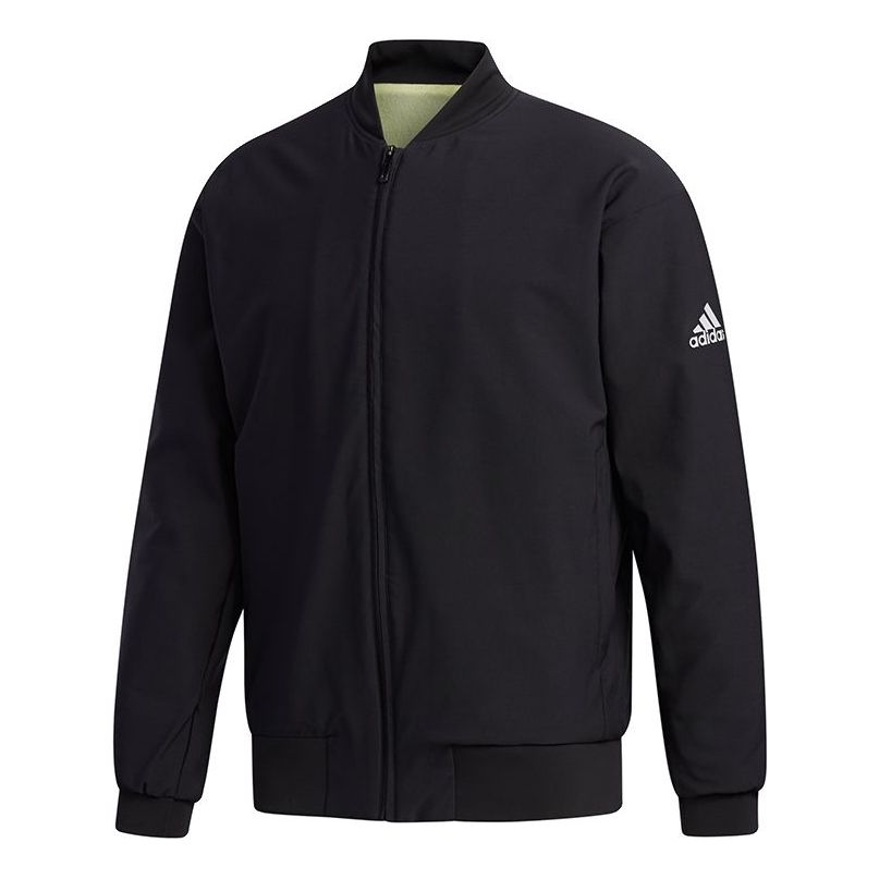 Men's adidas logo Tennis Sports Jacket Black FK1411