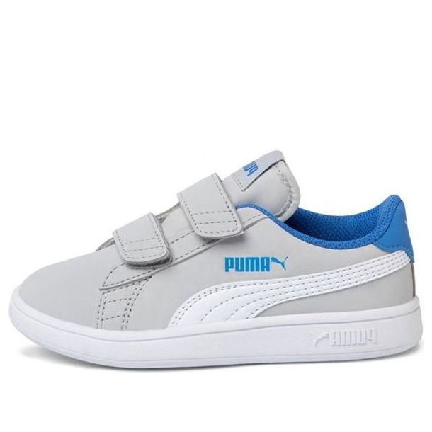 (PS) PUMA Smash V2 Buck V Ps Leisure Board Shoes Grey/Blue 365183-15