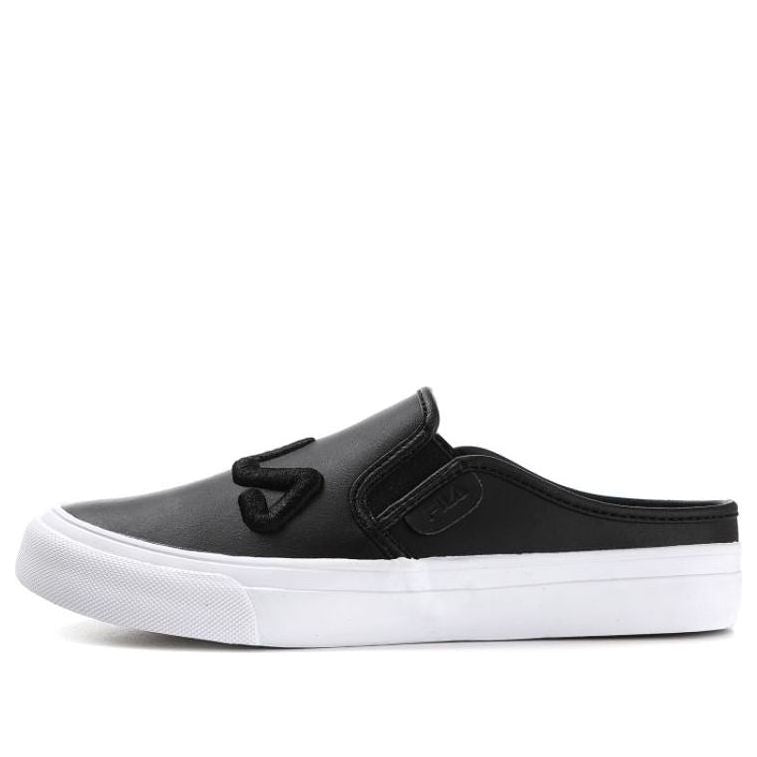 FILA Leisure Leather Shoes Black/White 1XM01000_001