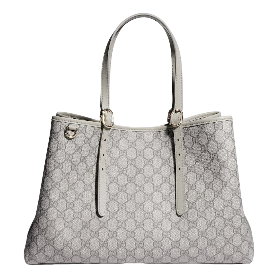 (WMNS) Gucci GG Emblem Large Tote Bag 'Grey' 815213-FAD6M-1425