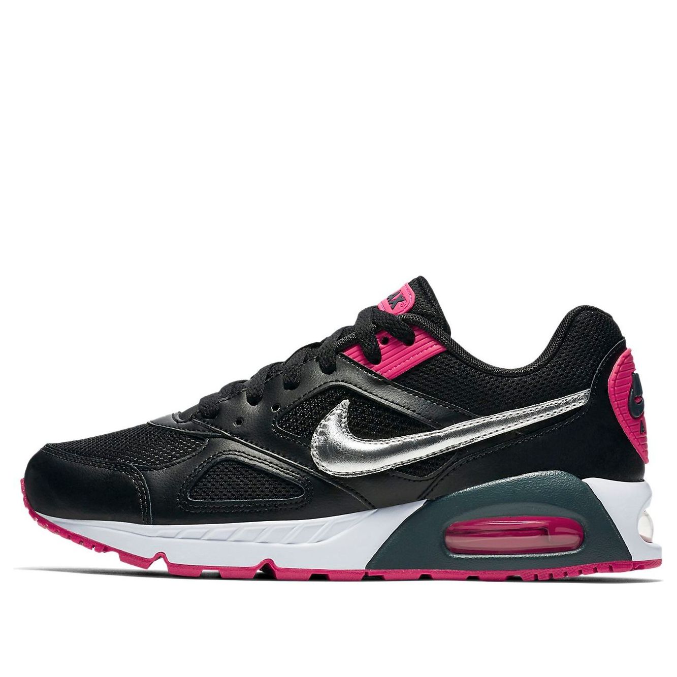(WMNS) Nike Air Max IVO 'Black Metallic Silver' 580519-002