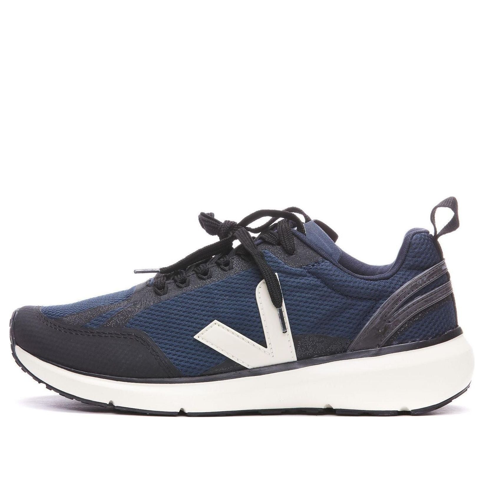 VEJA Logo Patch Panelled Low-Top Sneakers 'Navy White' CL0102472