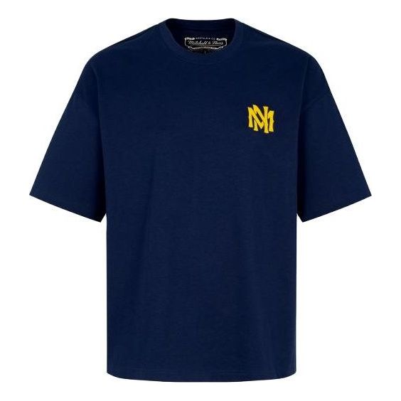Mitchell & Ness Logo Legendary T-shirt 'Navy' MNJYSST23016-NAVY