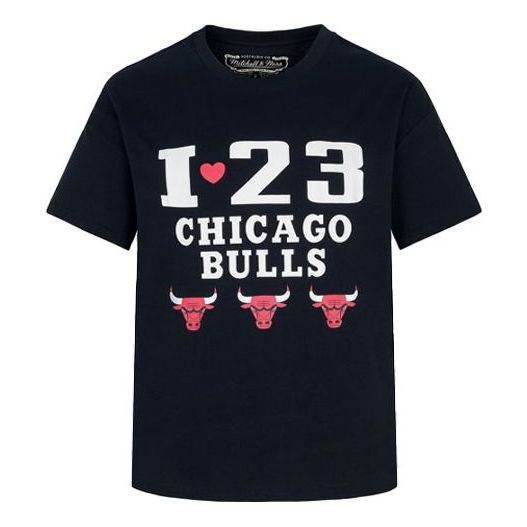 Mitchell & Ness x NBA Chicago Bulls T-shirt 'I LOVE 23' MNJYSST22018-BLACK