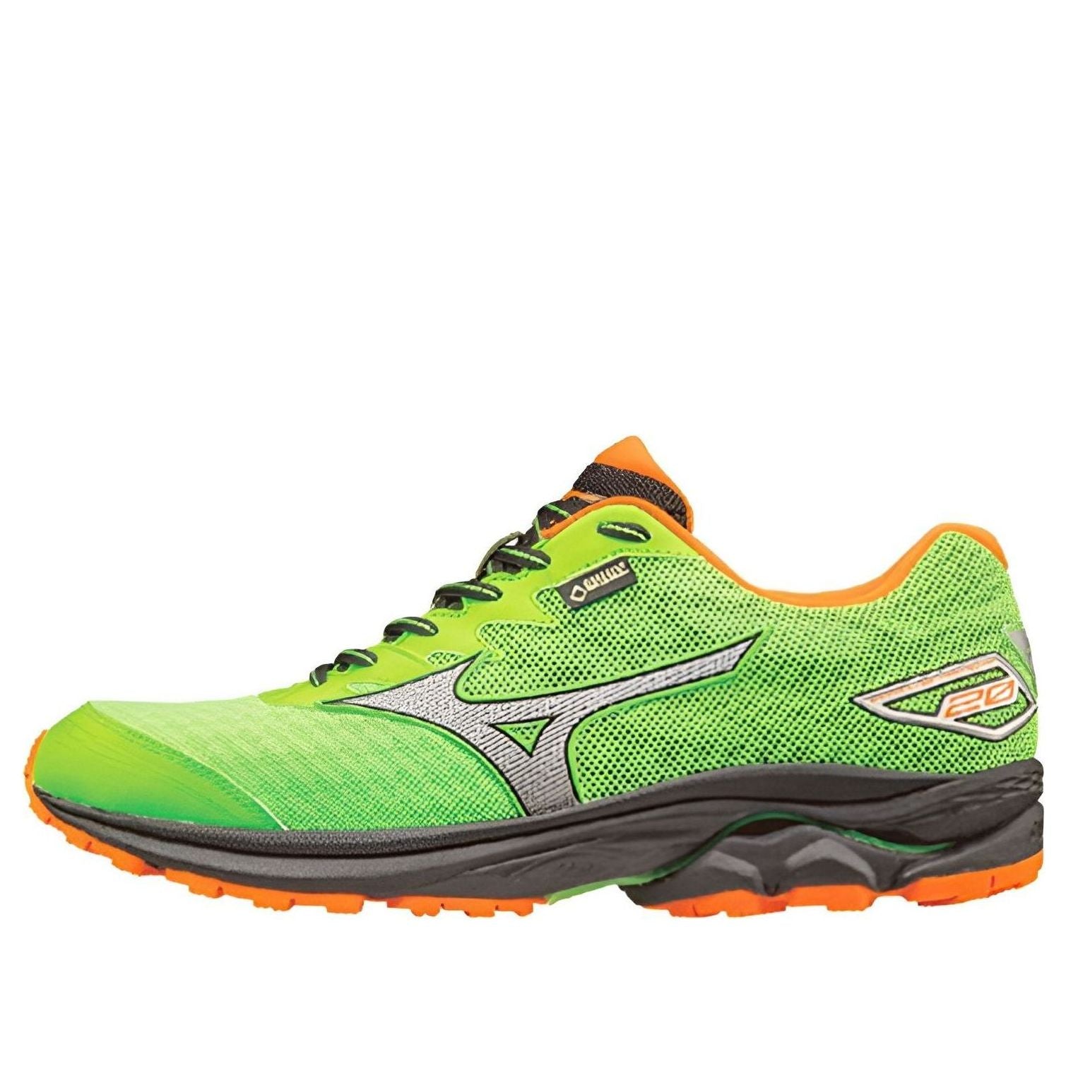 Mizuno Rider 20 GTX Low Tops Wear-resistant Green Orange J1GC177404