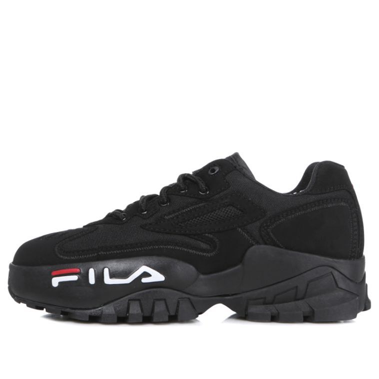 (WMNS) FILA CrossTraining Series VNTG Chunky Sneakers Black 1JM00796_001